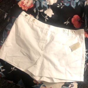 MICHAEL Michael Kors White Shorts NWT